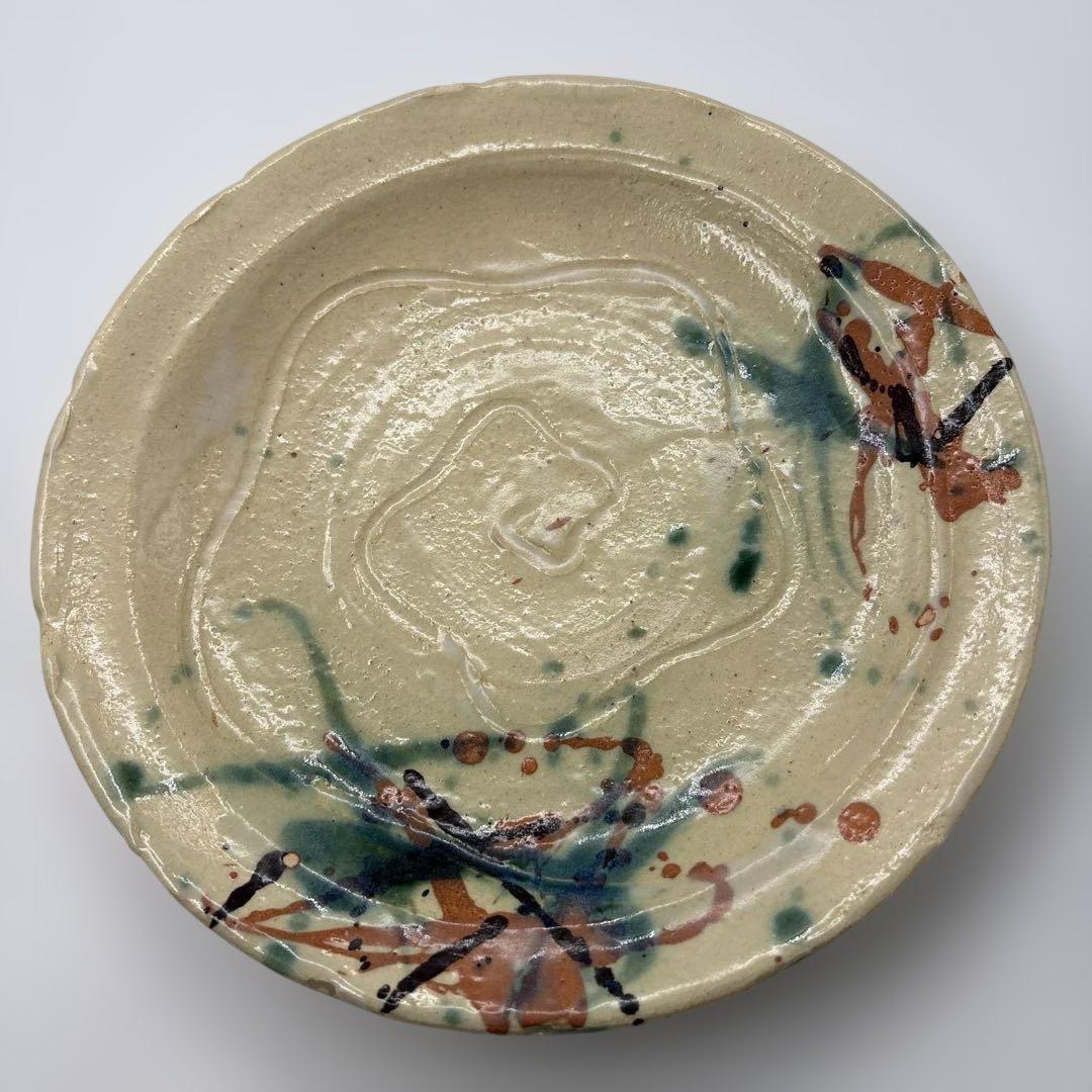 岩月武光作　弥七田織部　大皿5枚セット