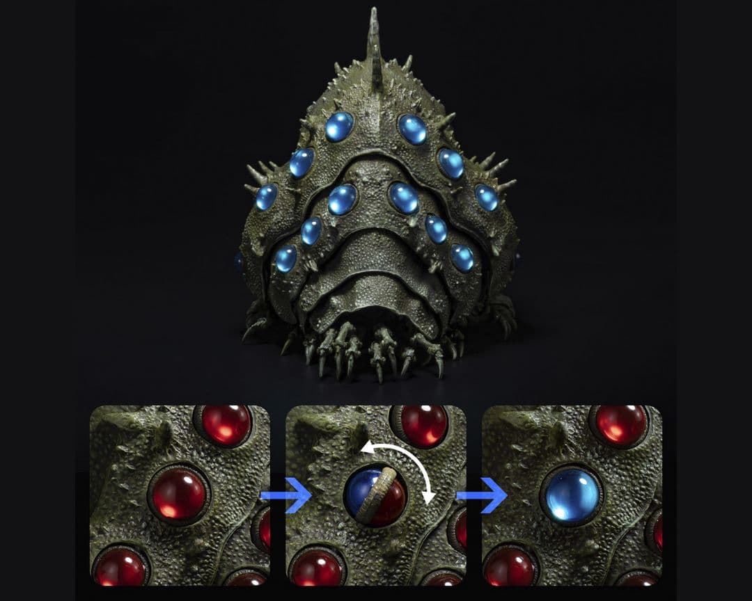 タケヤ式　自在置物　　ナウシカ王蟲