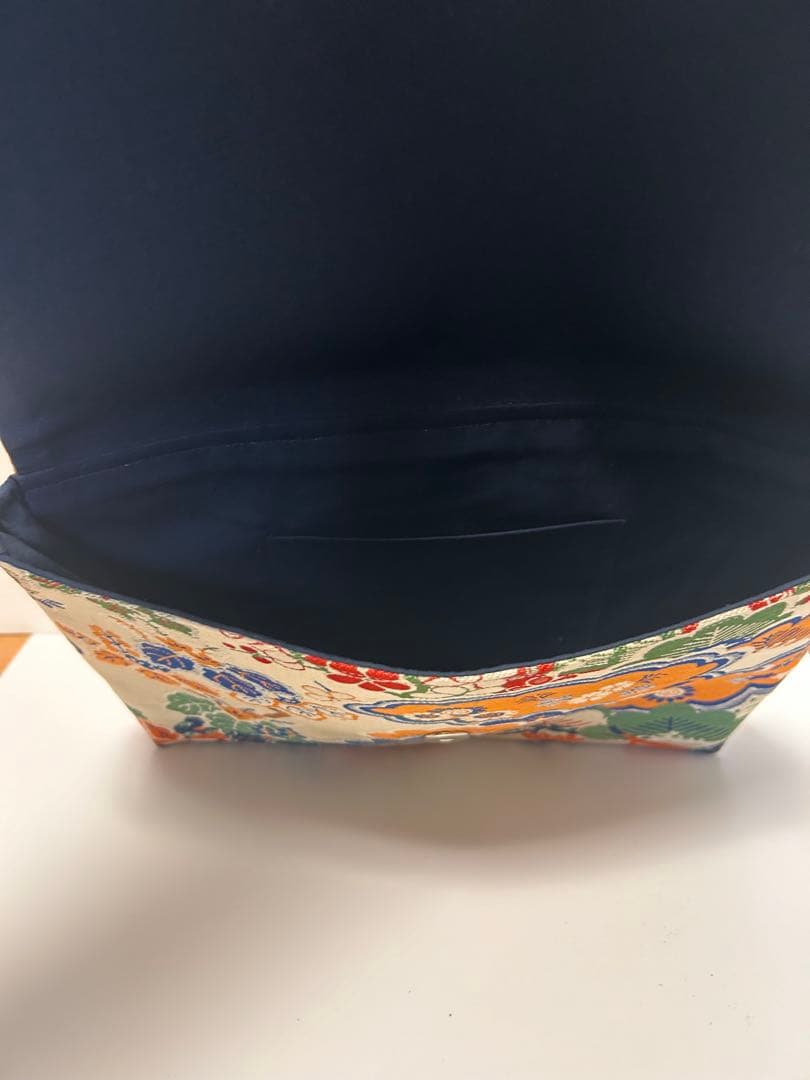 帯　リメイク　三点セット　巾着　クラッチバッグ　サコッシュ