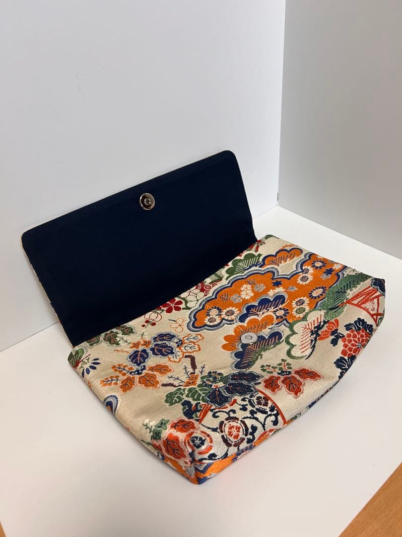 帯　リメイク　三点セット　巾着　クラッチバッグ　サコッシュ