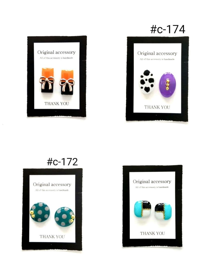 #c-51handmadeピアス/イヤリング レジンピアス/イヤリング