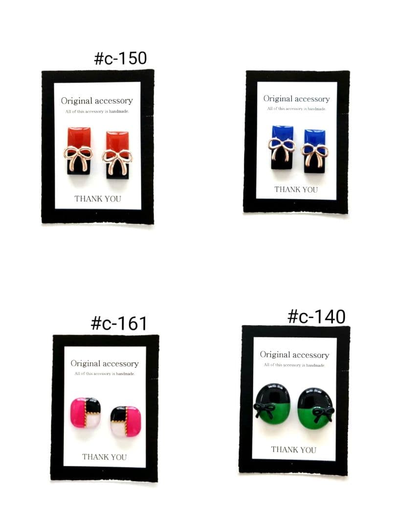 #c-51handmadeピアス/イヤリング レジンピアス/イヤリング