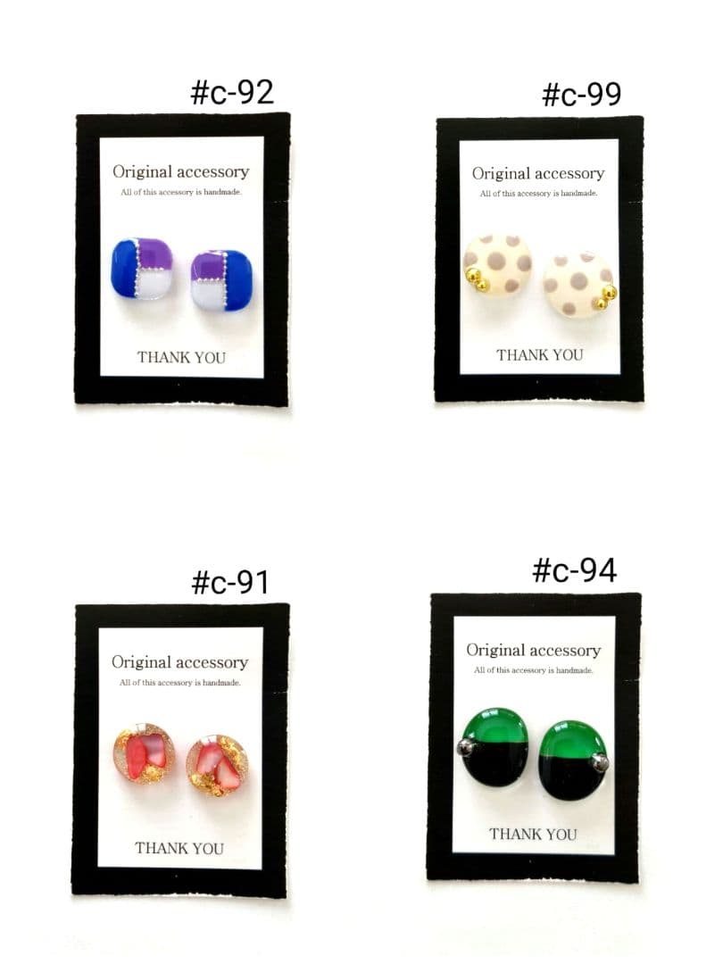 #c-51handmadeピアス/イヤリング レジンピアス/イヤリング