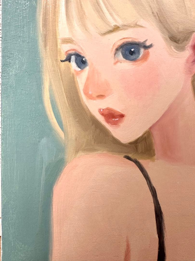 油絵 原画 女性画 2