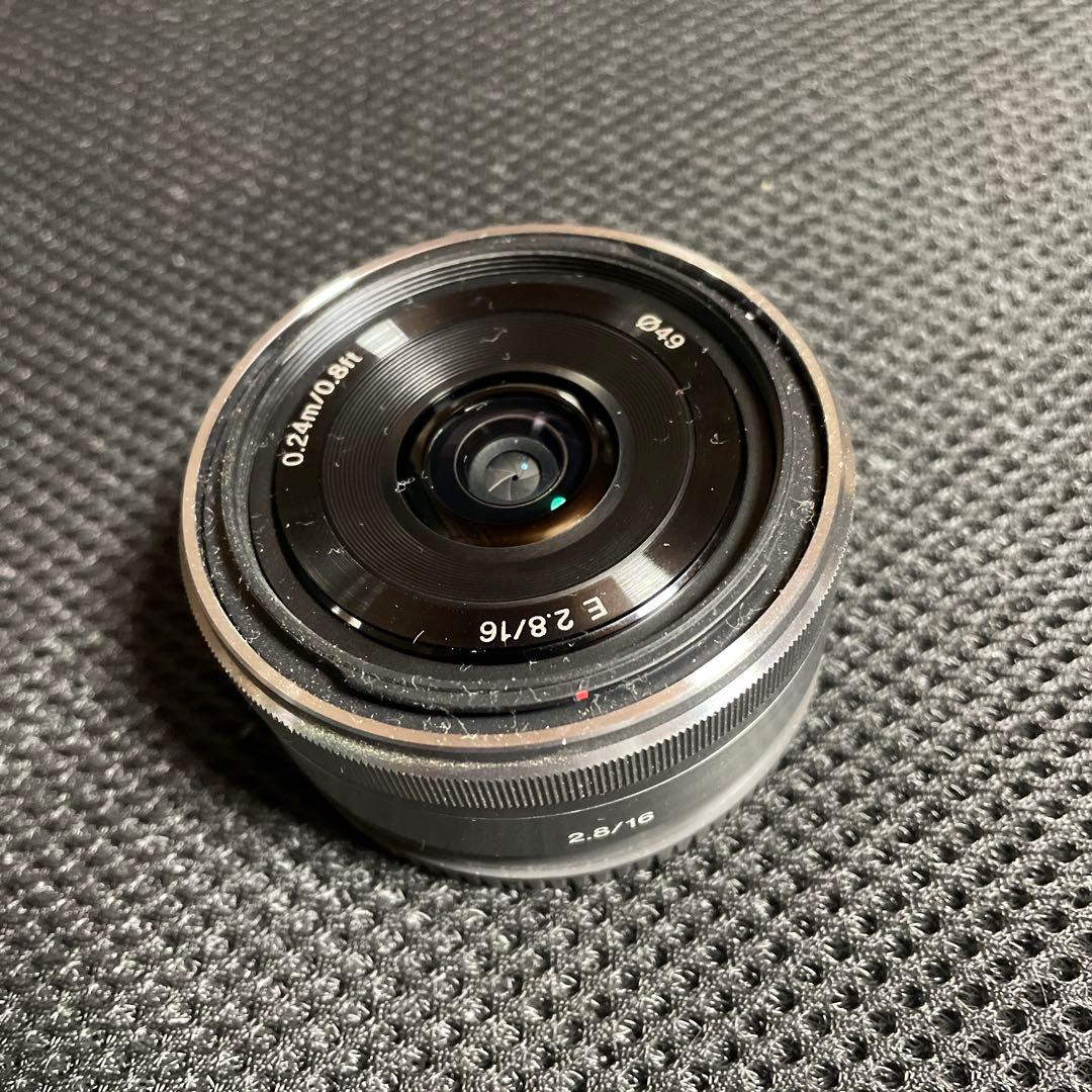 【aliyuichi】SONY E 2.8/16 単焦点レンズ　パンケーキ