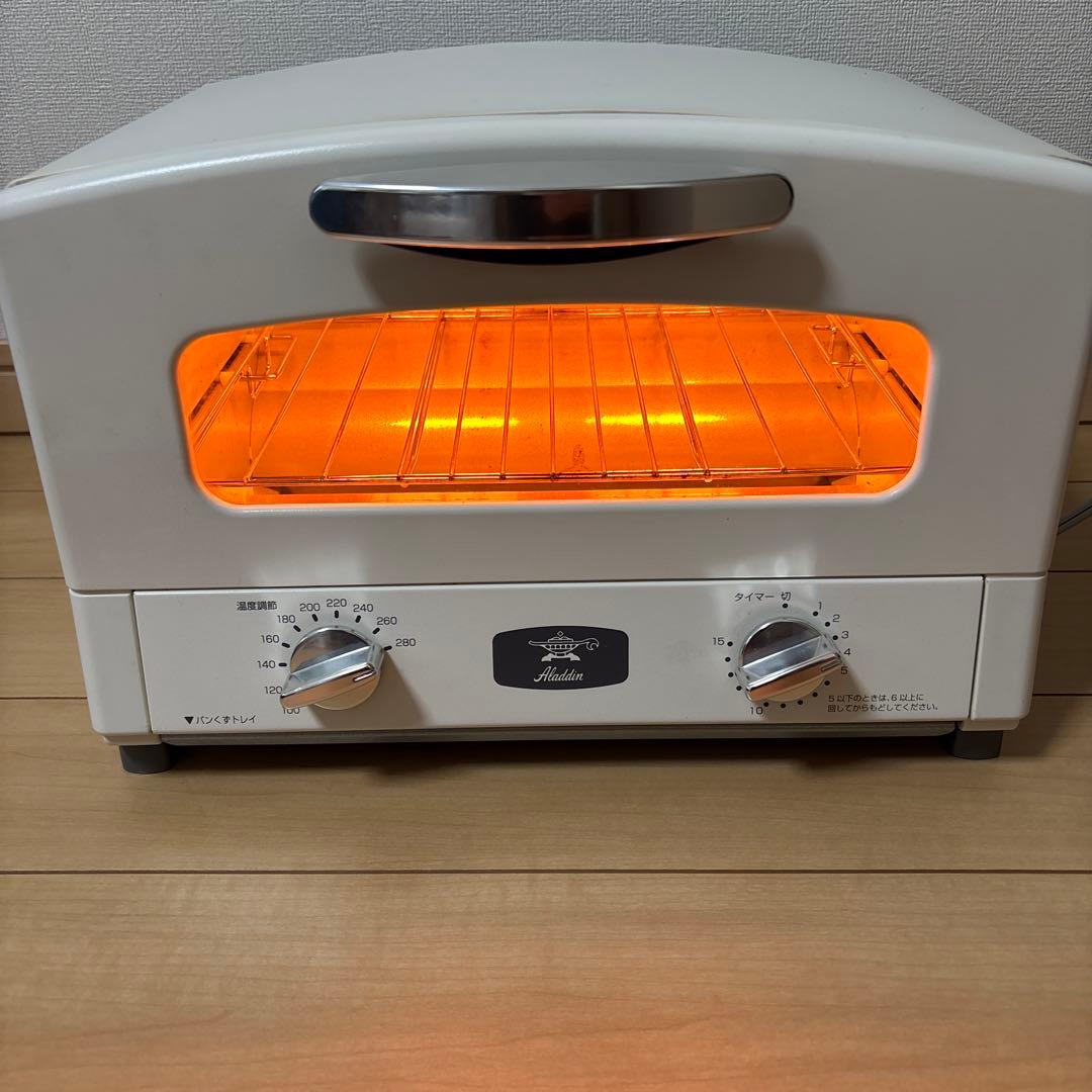 アラジン　コンパクトトースター AC 100V 1200W ホワイト