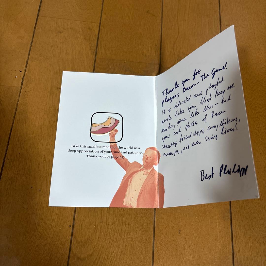 bacon the game 景品　メダル　ベーコン　ザ　ゲーム