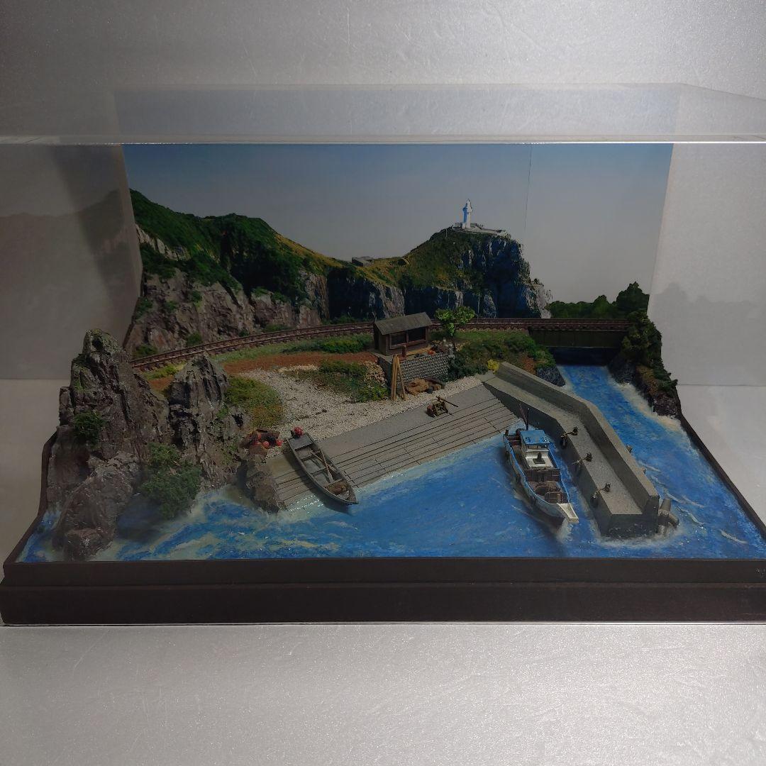 ジオラマ【36✕26✕21cm程度】　Nゲージサイズ?　レール幅（9mm程度）