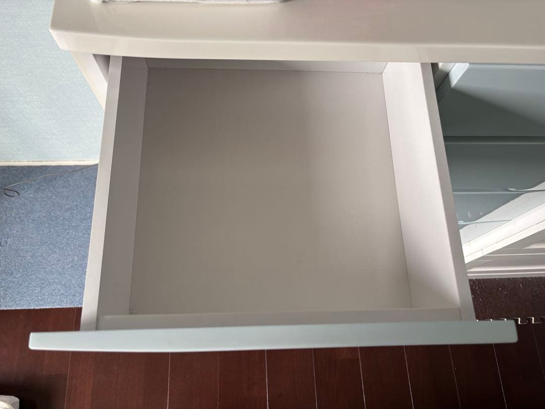 引き出し5段 水色タンス 家具 シマホ 木製 チェスト