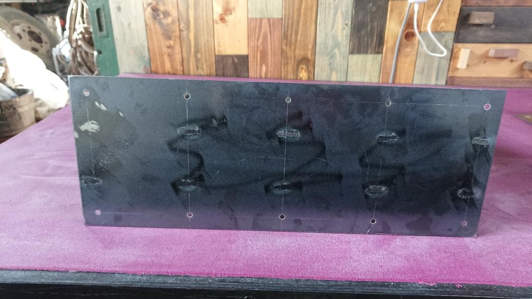 無塗装でアイアンな極太鉄脚♪ □型 2脚ver. ダイニングテーブル