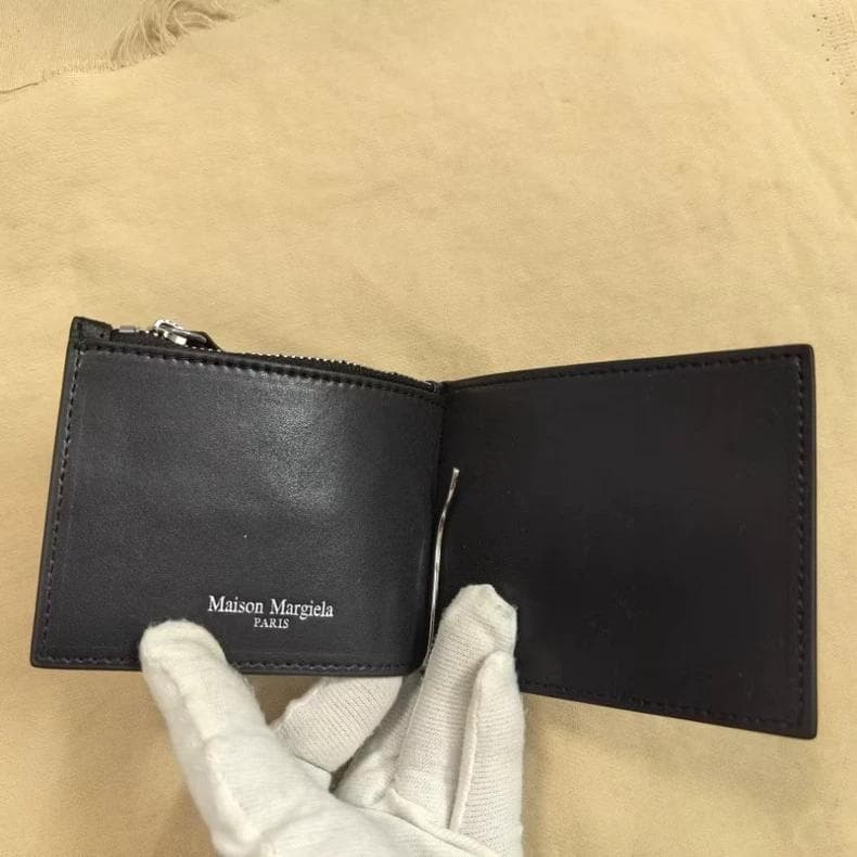 キング様用Maison Margiela 二つ折り財布 ブラック
