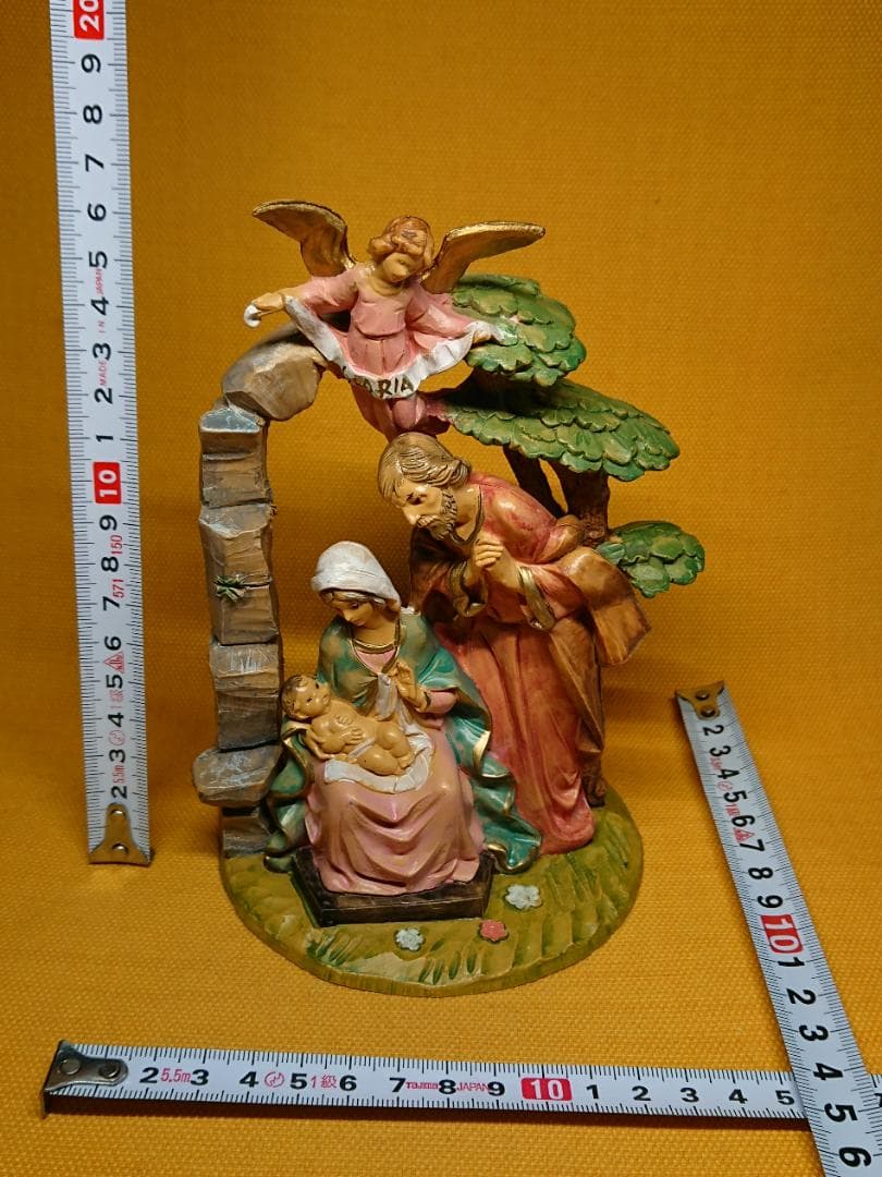 【美品】人形　天使　イタリア　置物　インテリア　工芸品　美術品　A3276