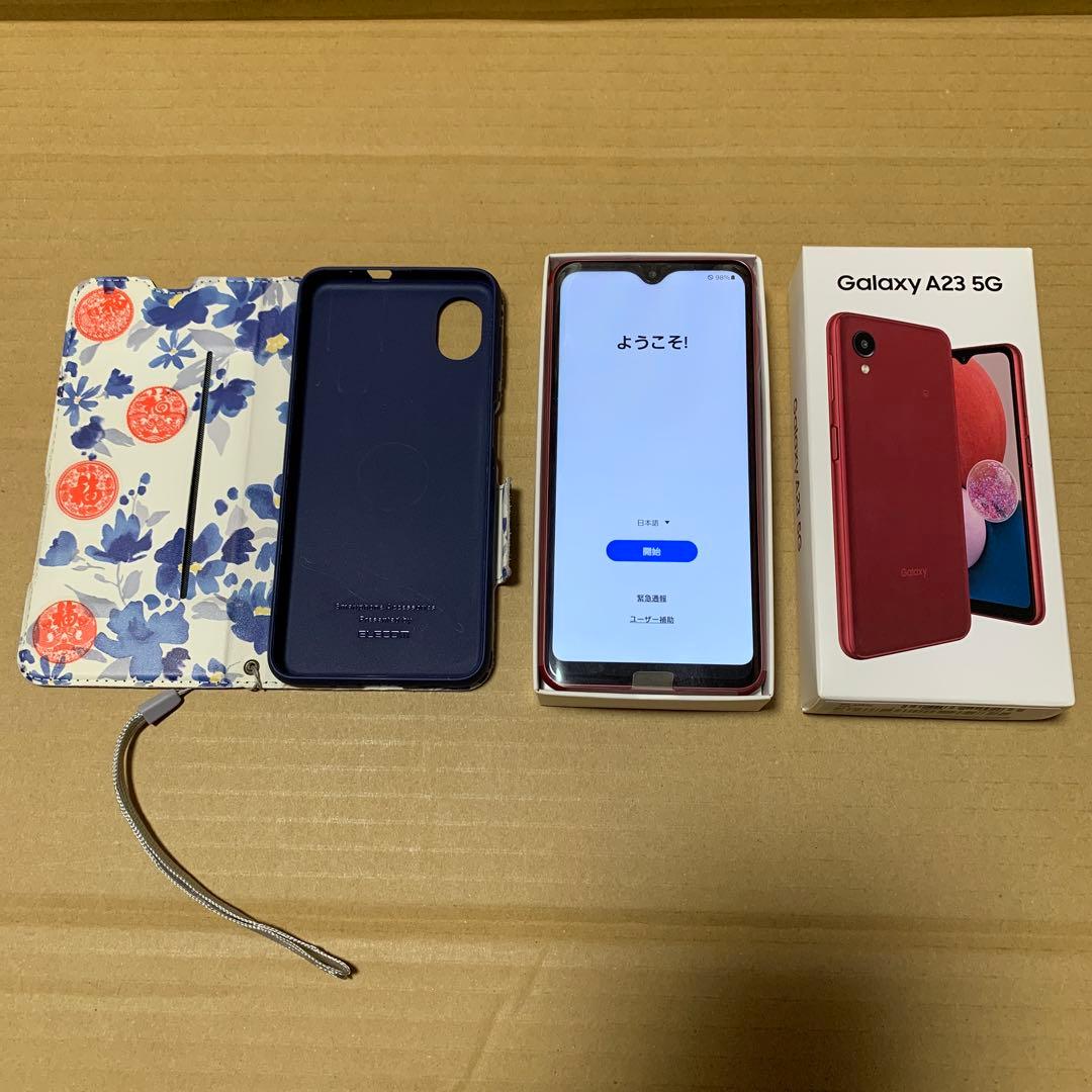 【本体】GALAXY A23 5G レッド　RED