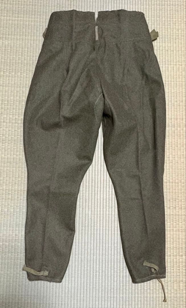 【極美品】旧日本陸軍　冬用？厚手生地ズボン【昭和19年製】