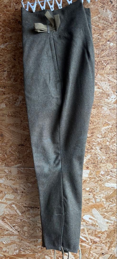 【極美品】旧日本陸軍　冬用？厚手生地ズボン【昭和19年製】