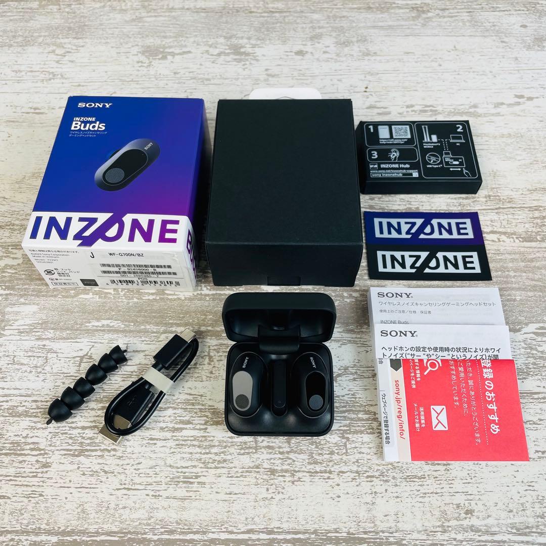【極美品】ソニー ゲーミングイヤホン INZONE Buds:WF-G700N
