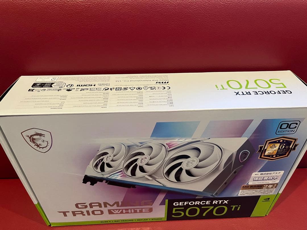 MSI GEFORCE RTX 5070 Ti OC EDITION 【新品】