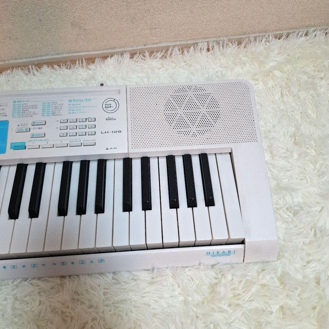 【送料無料】CASIO カシオ 光ナビゲーションキーボード LK-128