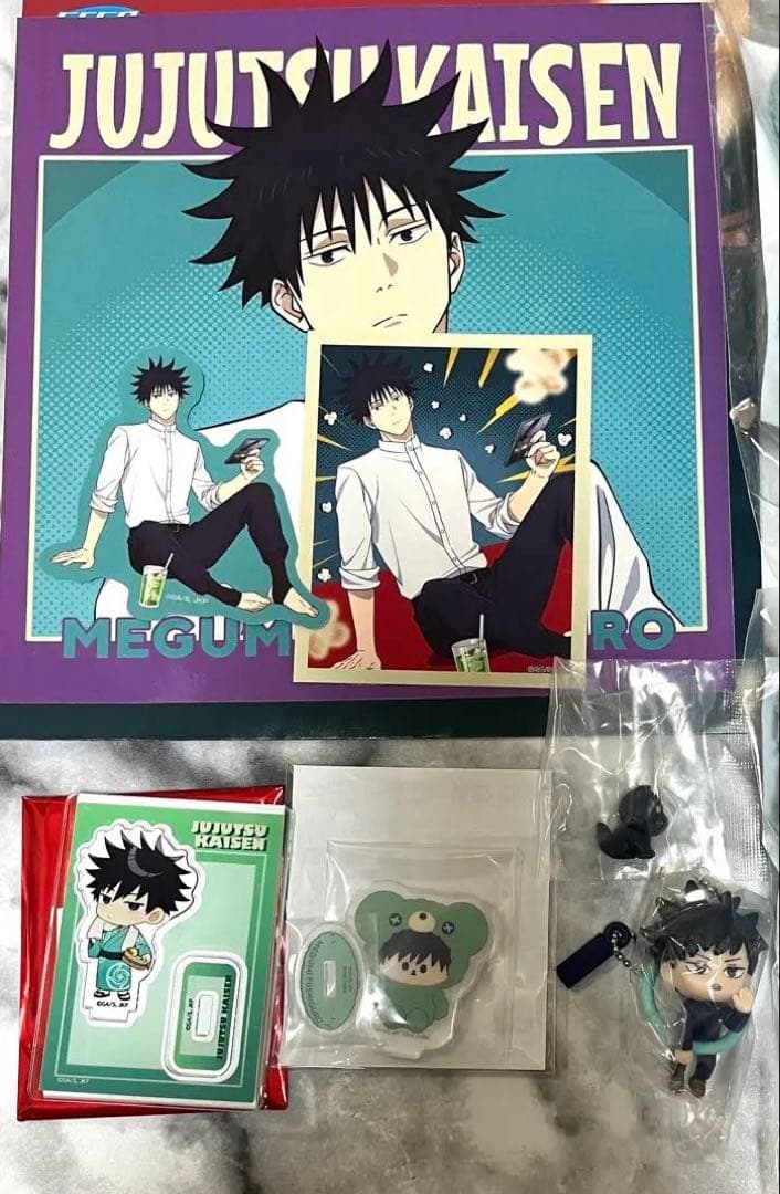 呪術廻戦　伏黒恵　まとめ売り　缶バッジ　アクスタ　ぬいぐるみ　特典　40点以上