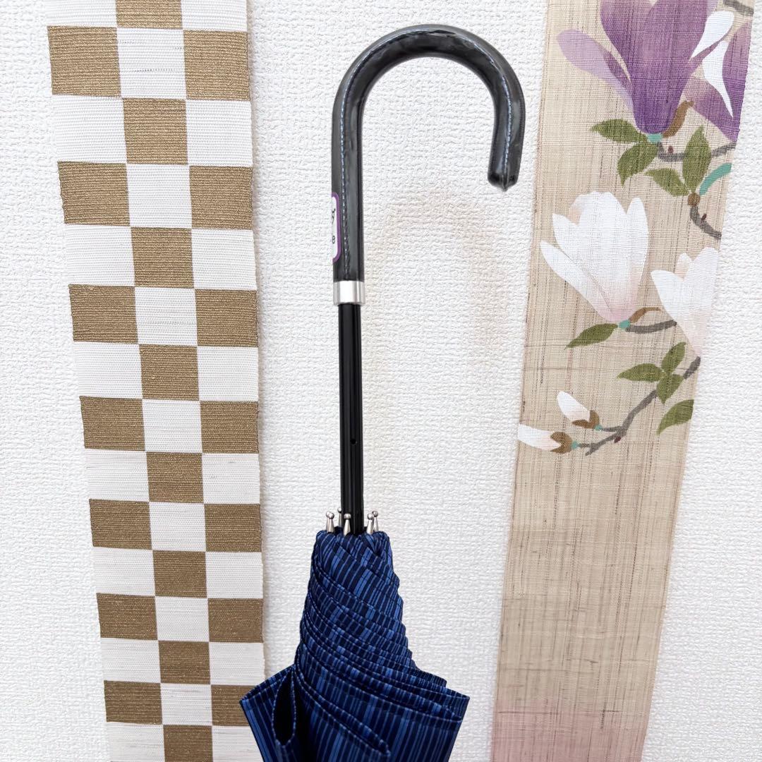 ハンドメイド　雨ゴートから作った晴雨兼用パゴダ日傘　春待月