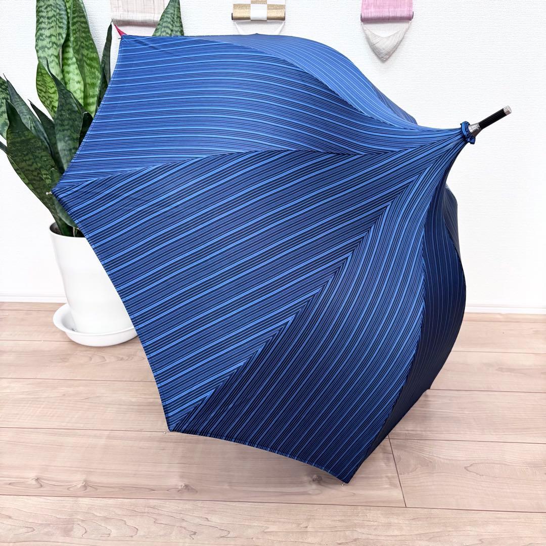 ハンドメイド　雨ゴートから作った晴雨兼用パゴダ日傘　春待月