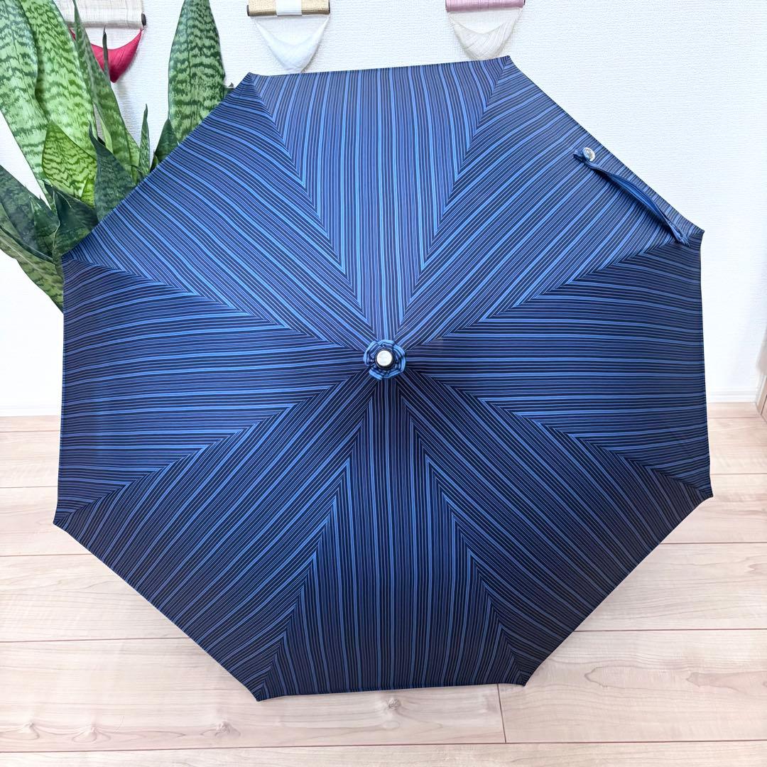 ハンドメイド　雨ゴートから作った晴雨兼用パゴダ日傘　春待月
