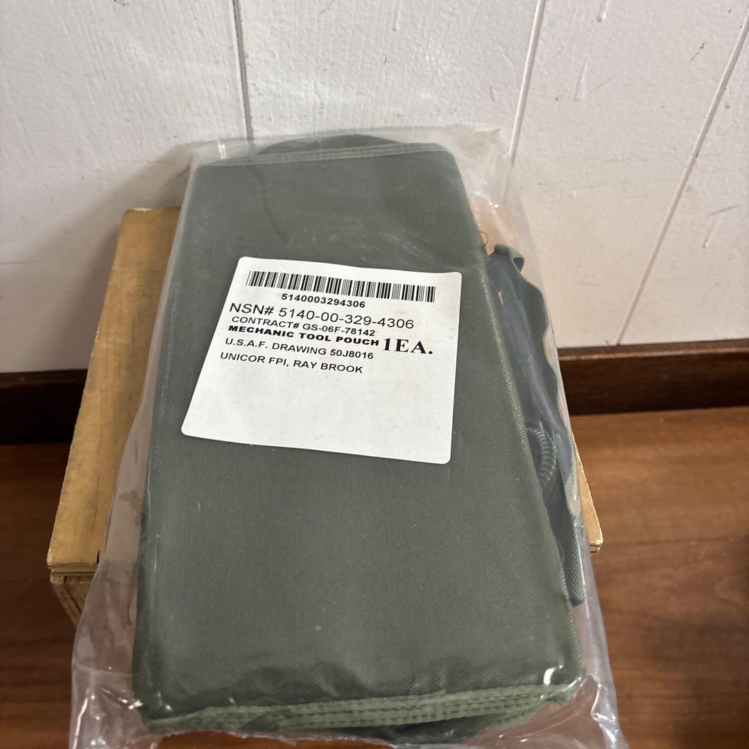 未使用品　米軍実物　USAF MECHANIC TOOL BAG ツールバック③