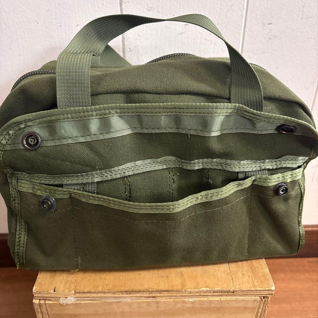 未使用品　米軍実物　USAF MECHANIC TOOL BAG ツールバック③