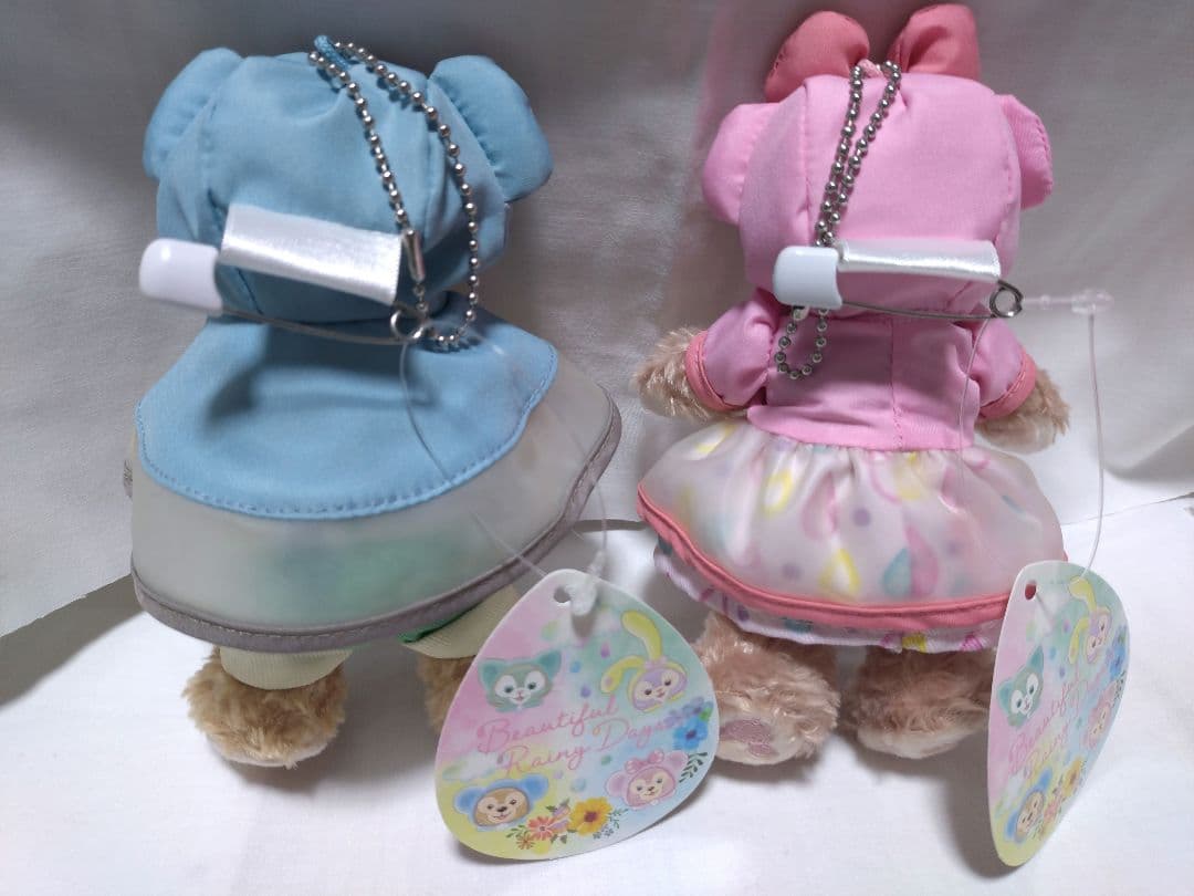 【美品】ビューティフルレイニーデイズ ダッフィー シェリーメイ ぬいぐるみバッジ