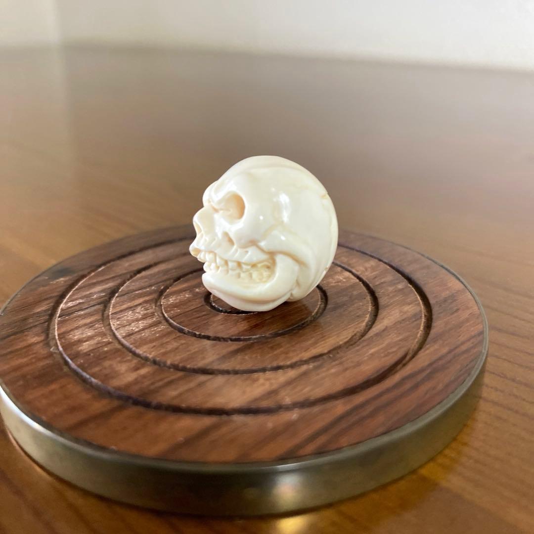 スカル　ドクロの根付け　厄除け　お守り