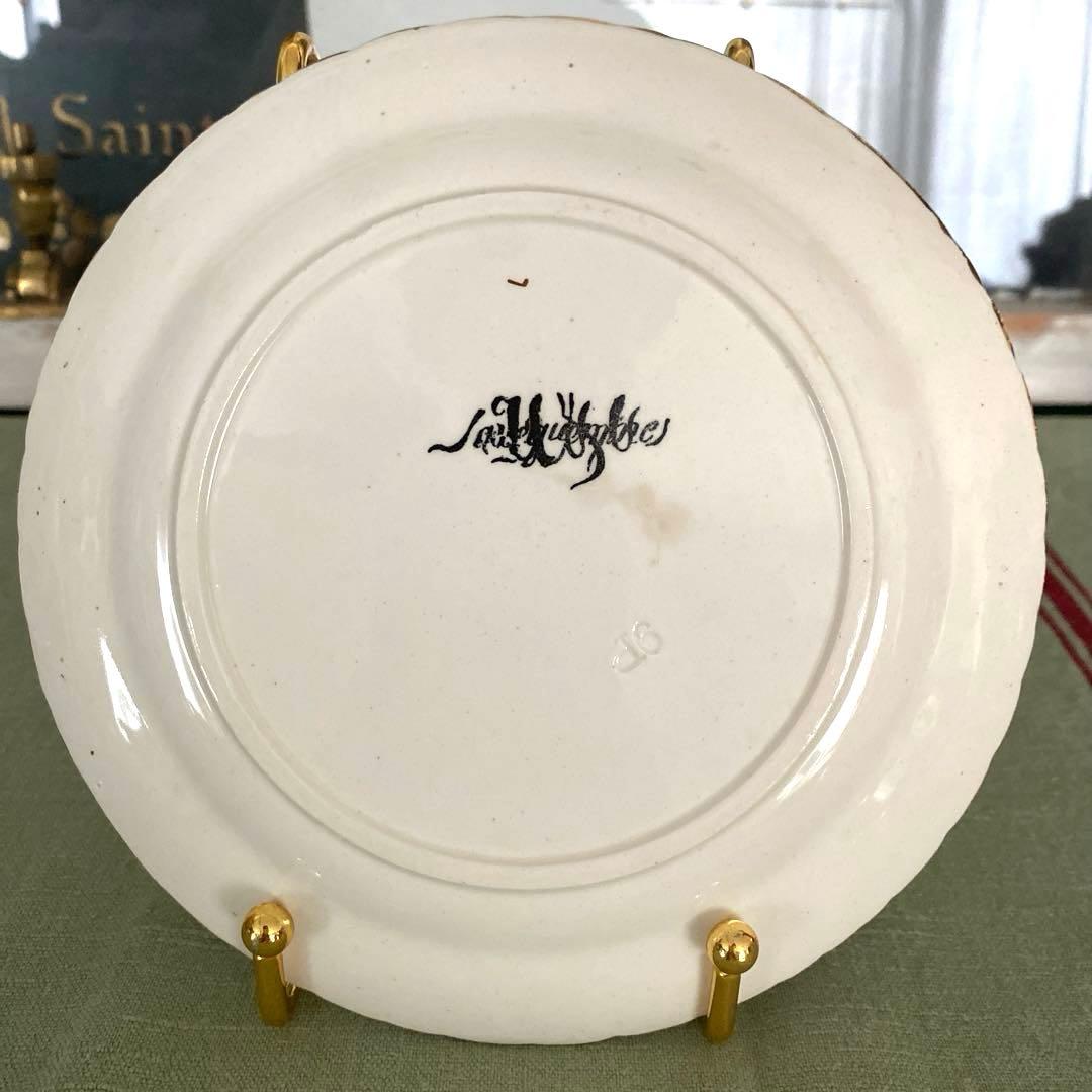 Sarreguemines　ルイ15世　デザートプレートフランスアンティーク　B