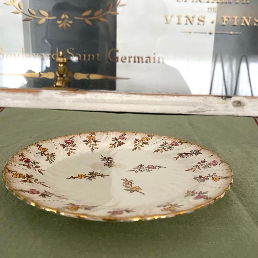 Sarreguemines　ルイ15世　デザートプレートフランスアンティーク　B