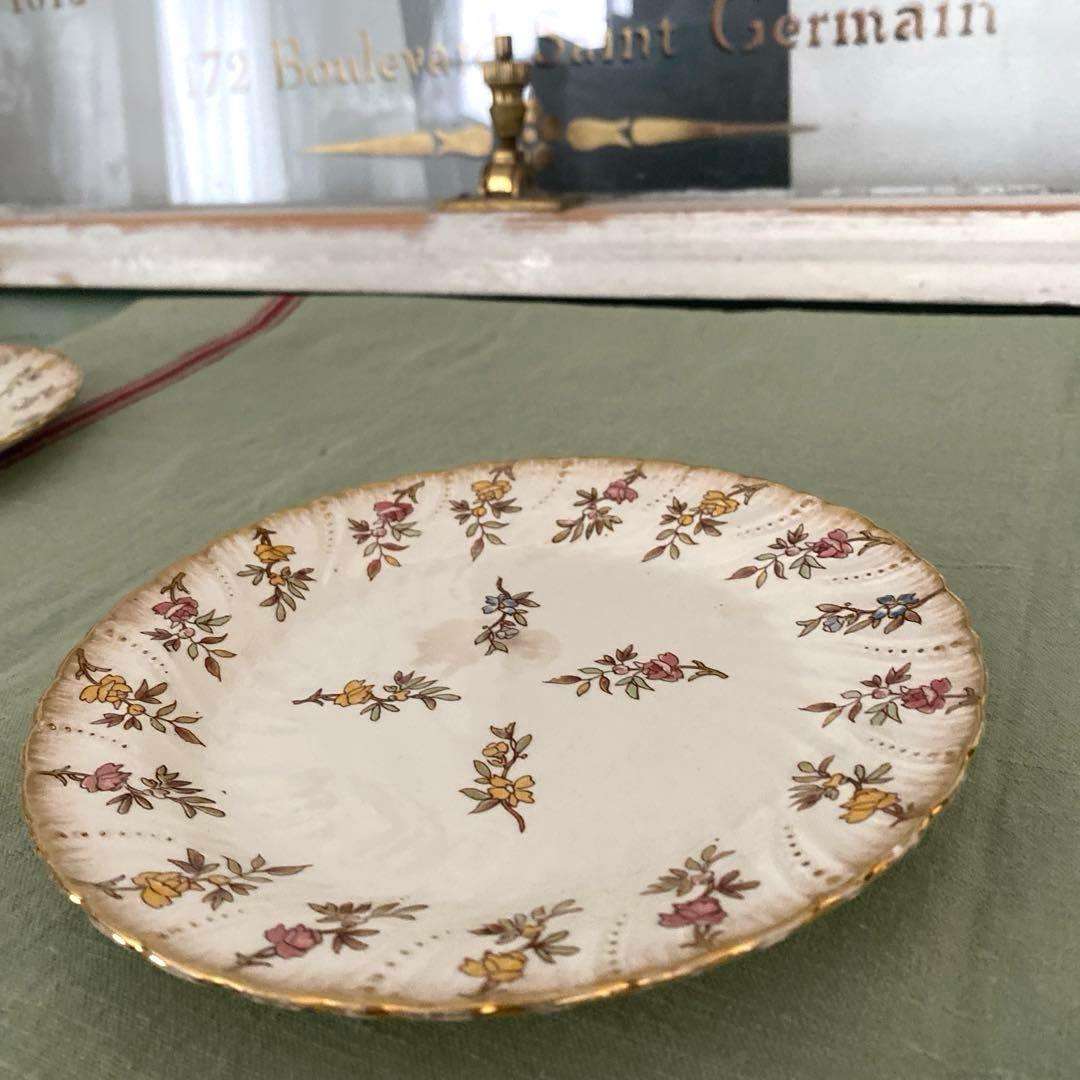 Sarreguemines　ルイ15世　デザートプレートフランスアンティーク　B