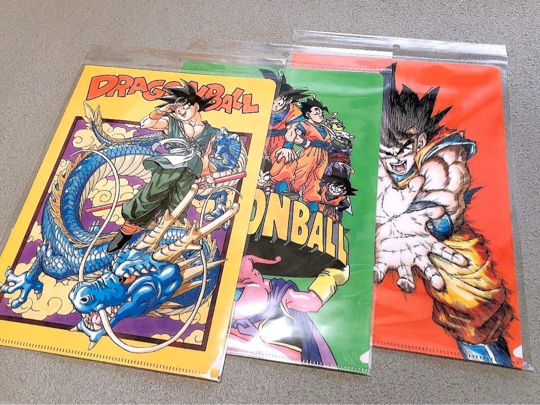 ドラゴンボール クリアファイル 3種 鳥山明 ダイバーズ パラレル 一番くじ