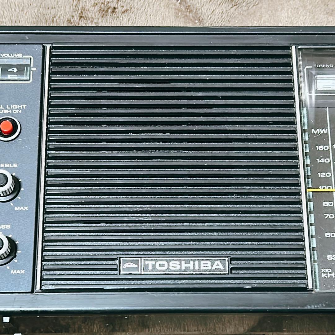 TOSHIBA アナログラジオ AM/FM/SW ジャンク品として