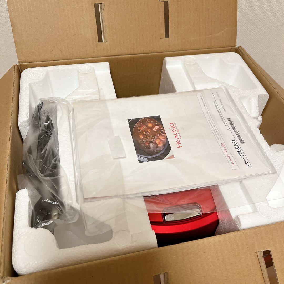 ６回程度の使用　ホットクック　KN-HW24G-R 水なし自動調理鍋　2.4L