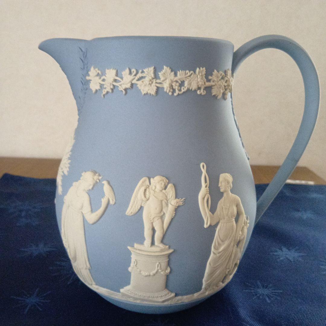 ウエッジウッド　水さし　花瓶　小皿