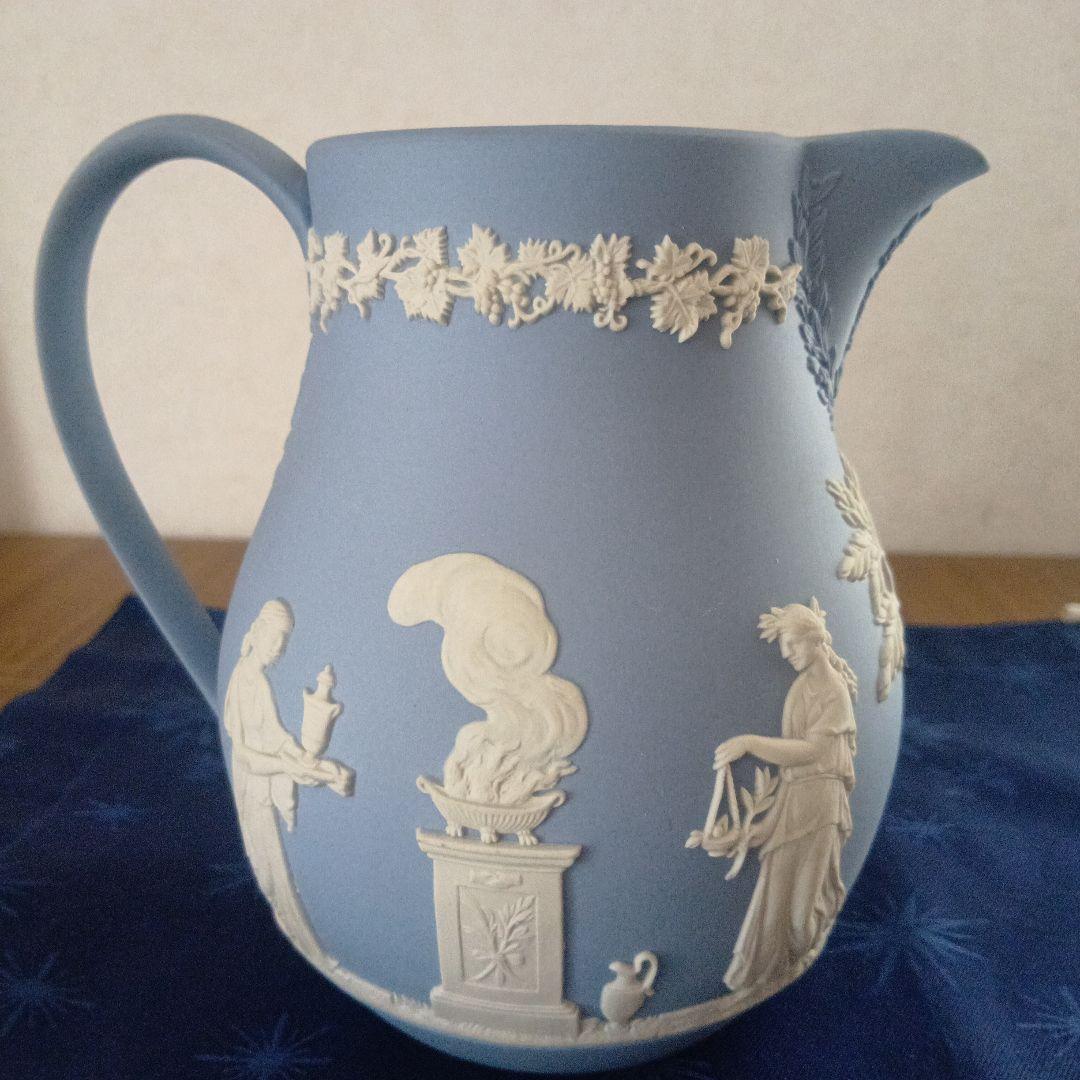 ウエッジウッド　水さし　花瓶　小皿