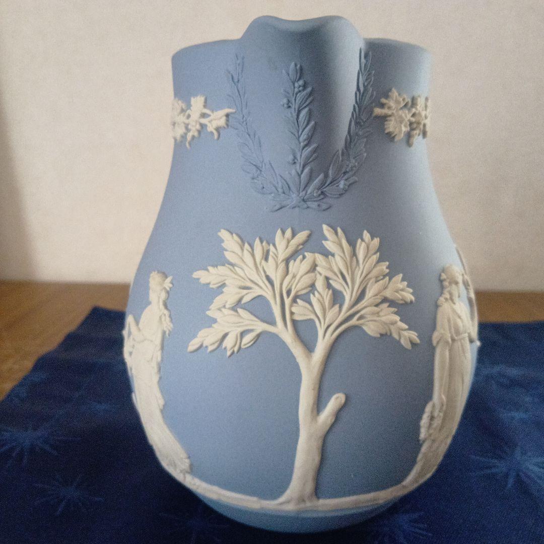 ウエッジウッド　水さし　花瓶　小皿