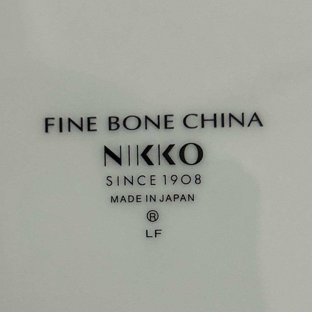 NIKKO プレート　19cm ケーキ皿　エリートモダン　３枚　シルクシャンパン