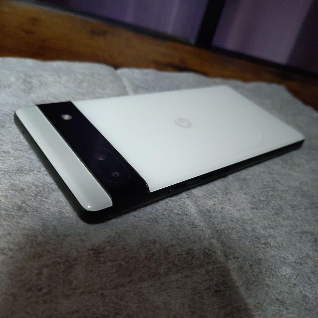 Google Pixel 6a 128GB ホワイト　SIMフリー　ケース付き