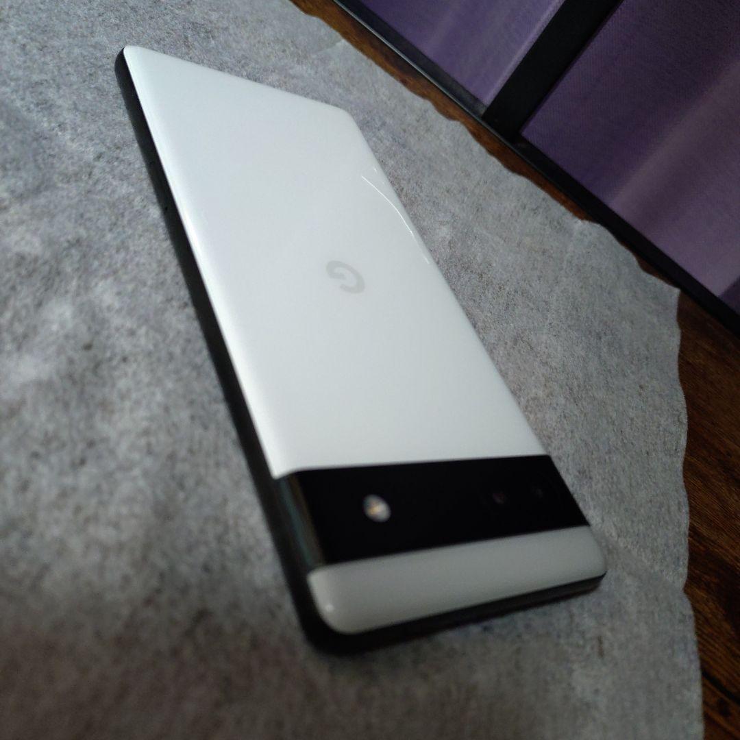 Google Pixel 6a 128GB ホワイト　SIMフリー　ケース付き