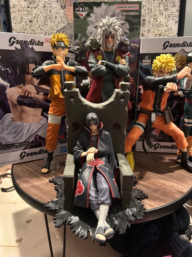 ナルト 一番くじ フィギュアセット マスターライズ