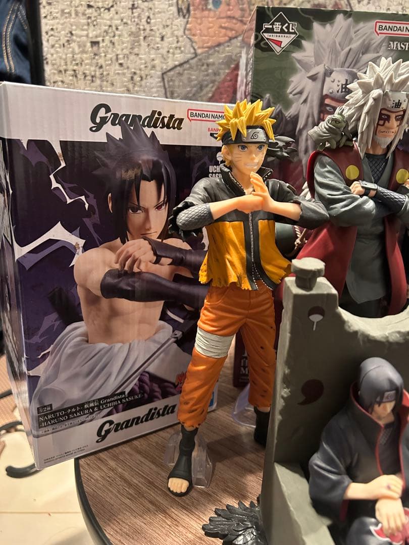 ナルト 一番くじ フィギュアセット マスターライズ