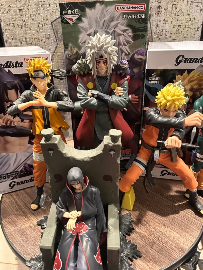 ナルト 一番くじ フィギュアセット マスターライズ