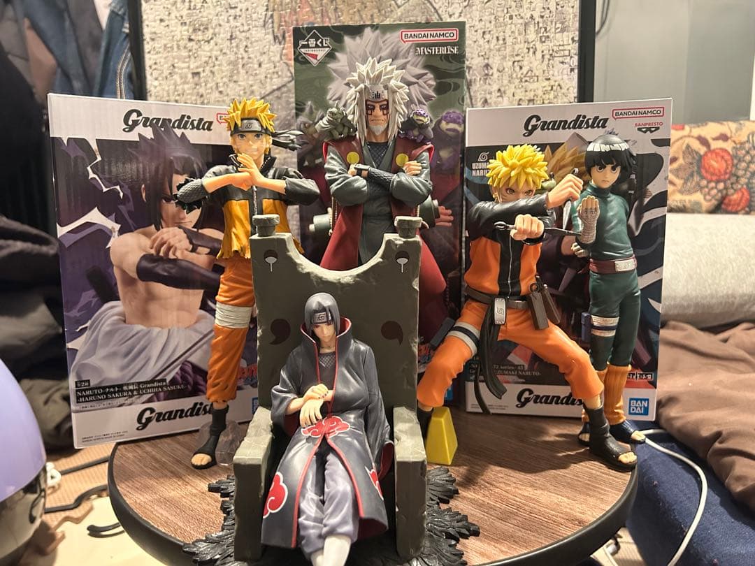 ナルト 一番くじ フィギュアセット マスターライズ