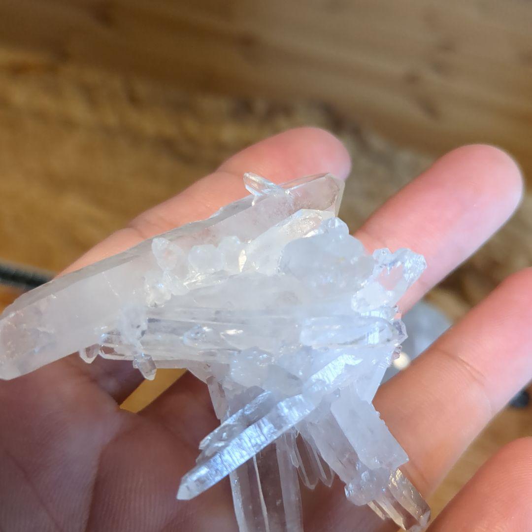 水晶球 ブラックルチルクォーツ クラスター ヒマラヤ水晶