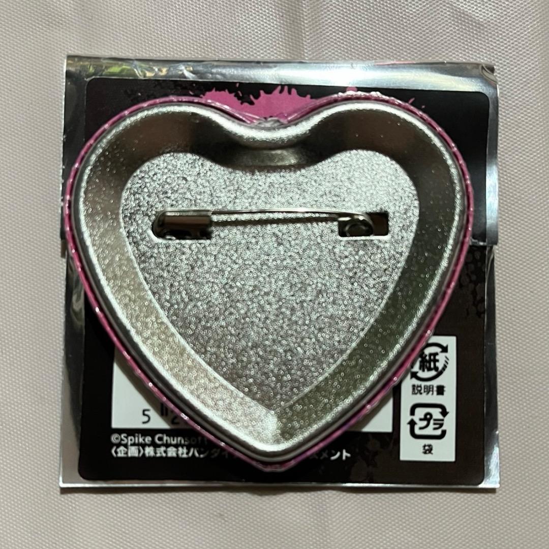 ダンガンロンパ 赤松楓 テレ顔ハート缶バッジ