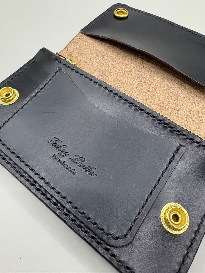 ミドルトラッカーウォレット　HORWEEN　クロムエクセル(ホーウィン社)