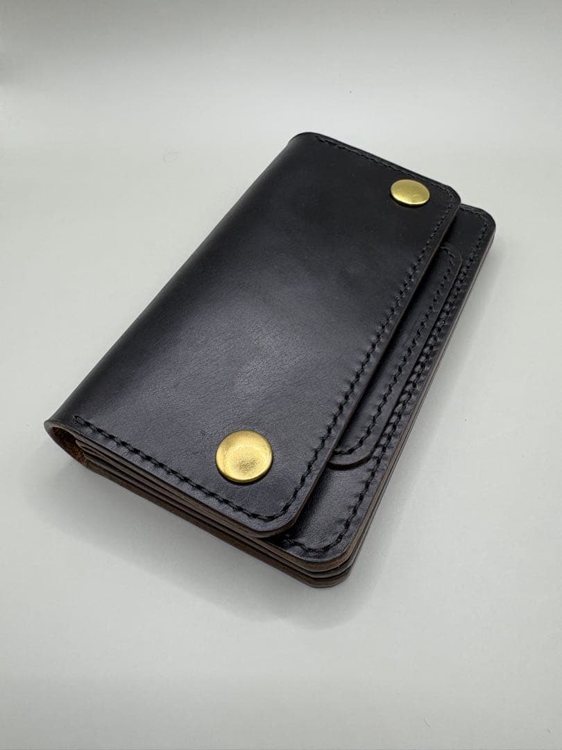 ミドルトラッカーウォレット　HORWEEN　クロムエクセル(ホーウィン社)
